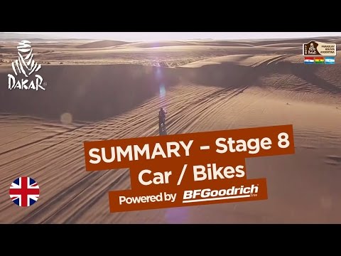 Stage 8 Summary - Car-Bike - (Uyuni - Salta) - Dakar 2017