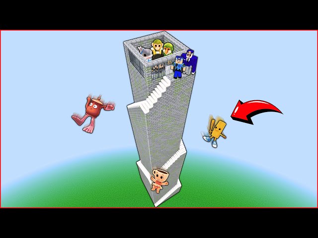BRAİNROT KARAKTELERİNİ UZAY KULE HAPİSHANESİNE KAPATTIK! 😱 - Minecraft