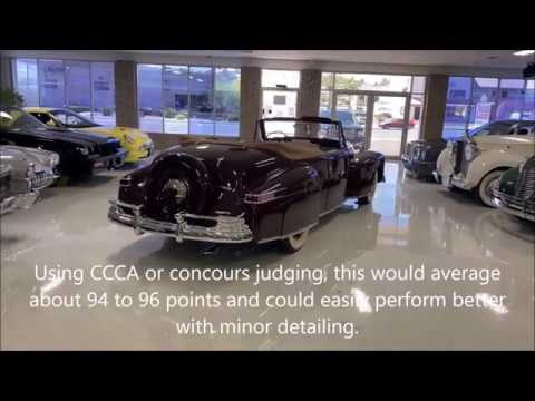 video 1947 Lincoln Continental Cabriolet