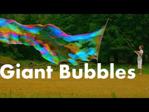 How To Make Giant Bubbles - YouTube