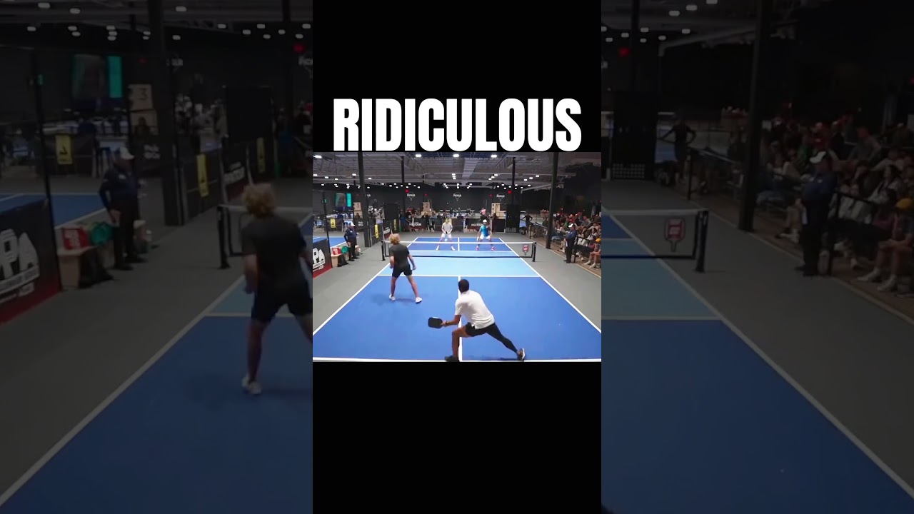 Absolutely ridiculous pickleball shot. 🤌🏼