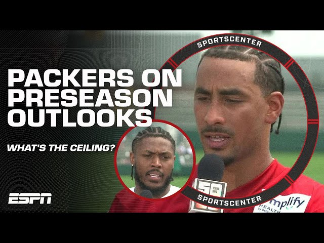 Jordan Love & Josh Jacobs LIVE at Packers training camp + Matt LaFleur's expectations | SportsCenter