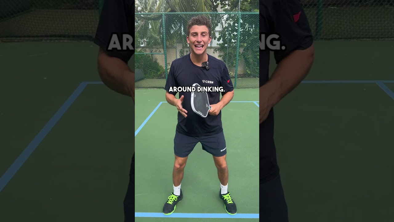 The most common mistake for the backhand dink #pickleball #pickleballstrategy