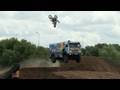 Backflip over Red Bull KAMAZ truck in Russia 