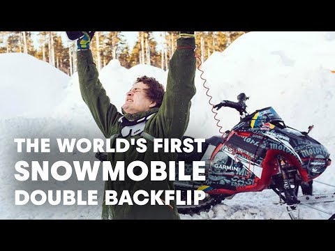 How Daniel Bodin Stomped the Worlds First Snowmobile Double Backflip