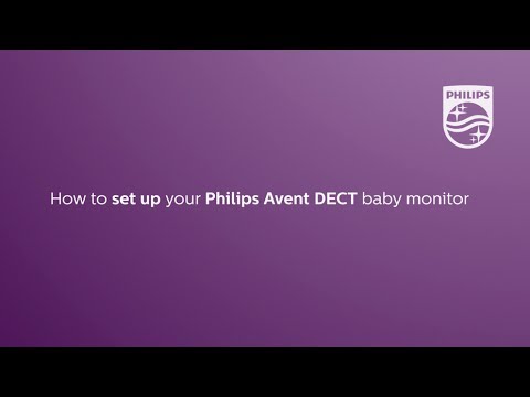 video جهاز افينت ديكت لمراقبة الاطفال من فيليبس – Philips Avent Dect Baby Monitor