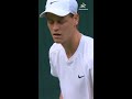 Wimbledon 2024 | Jannik Sinner wins Set 2 with a 6-4 scoreline | #WimbledonOnStar
