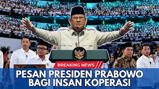 BREAKING NEWS! Pesan Presiden Prabowo Subianto di Puncak Hari Koperasi ke 7