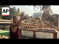 Damage in Mandalay as the death toll in last week’s earthquake passes 2,700