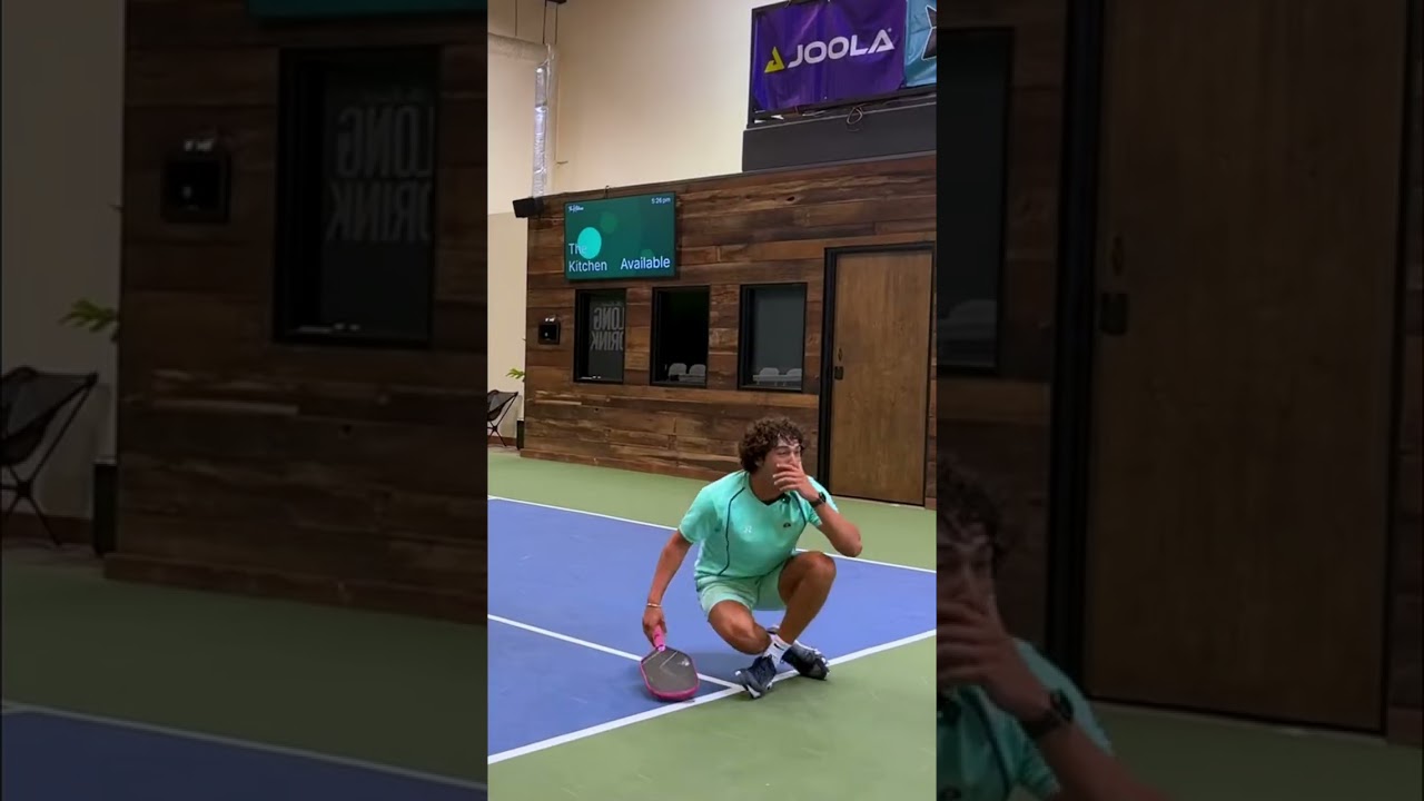 Pickleball Karma: Did He Deserve the Injury? #shorts