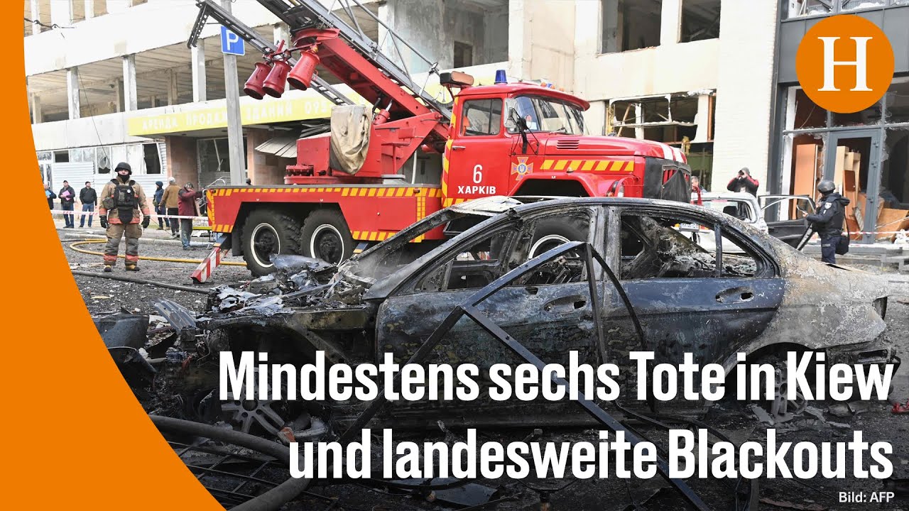 Ukraine meldet massive Angriffe auf Energie-Infrastruktur