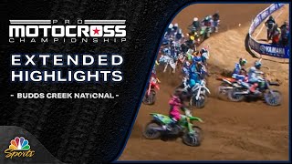 Pro Motocross 2025 - Budds Creek National, Round 11 | EXTENDED HIGHLIGHTS | Motorsports on NBC