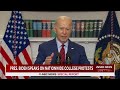 Biden addresses campus protests: There is no place for hate speech  - 03:32 min - News - Video