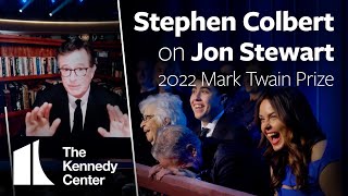 Stephen Colbert on Jon Stewart | 2022 Mark Twain Prize