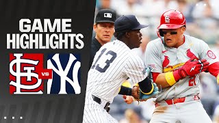 Cardinals vs. Yankees Game Highlights (9/1/24) | MLB Highlights