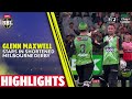 Melbourne Stars Glenn Maxwell Smacks Hat-trick of 6s in Chase of 97 vs Renegades | BBL Highlights