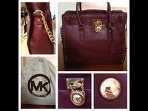 Unboxing/Reveal #5 Michael Kors Whipped Hamilton N/S Tote in Bordeaux