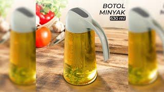 Pratinjau video produk One Two Cups Botol Minyak Serbaguna Seasoning Glass Jar 630ml - CY180