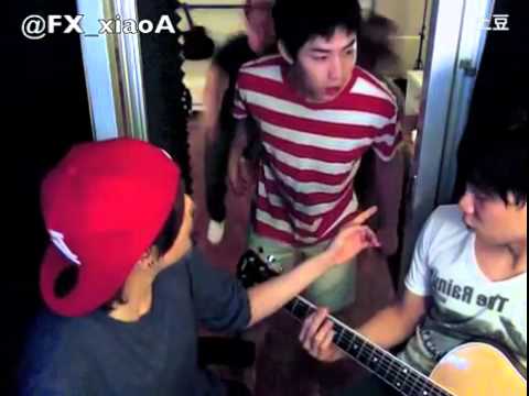Amber Liu singing Henry Lau's song