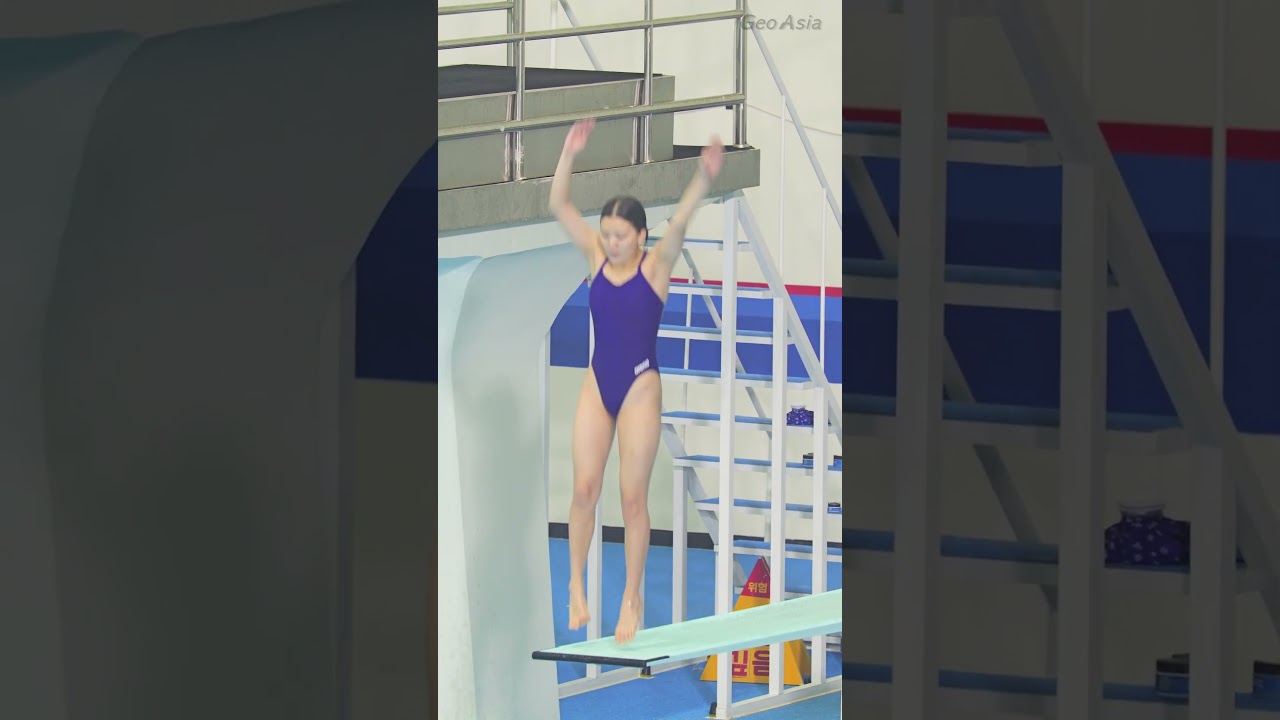 여고 다이빙클라스 조혜은 1m스프링보드 #sports #diving #조혜은 #제106회전국체육대회