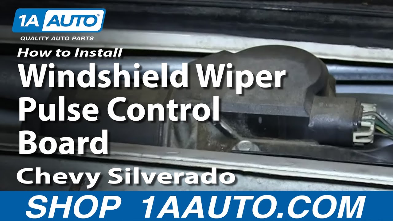 How To Install Replace Windshield Wiper Pulse Control ... wiring diagram for 2001 pontiac aztek 
