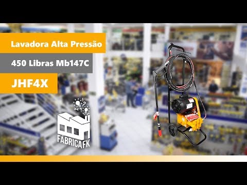 Lavadora Profissional com Carrinho MB0147C 450Psi 220V JHF4X - Vídeo explicativo