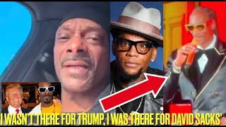 Snoop Dogg RESPONDS To BACKLASH From Donald Trump Inauguration Ball Performance After Bashing Him