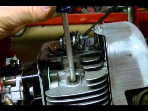 How to adjust valves on honda small engine