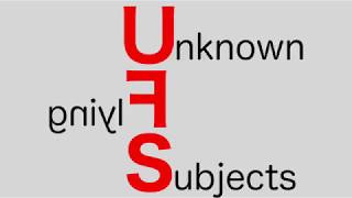 UFS (Unknown Flying Subjects) Project - An example of what we are doing on stage