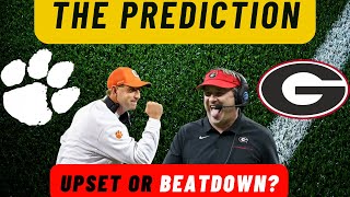 Clemson Tigers versus Georgia Bulldogs Prediction, BEAT DOWN or UPSET?