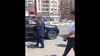 محافظ الدقهلية يفاجئ المواطنين  شايل ميزان في شنطة عربيته  لضبط المخالفات