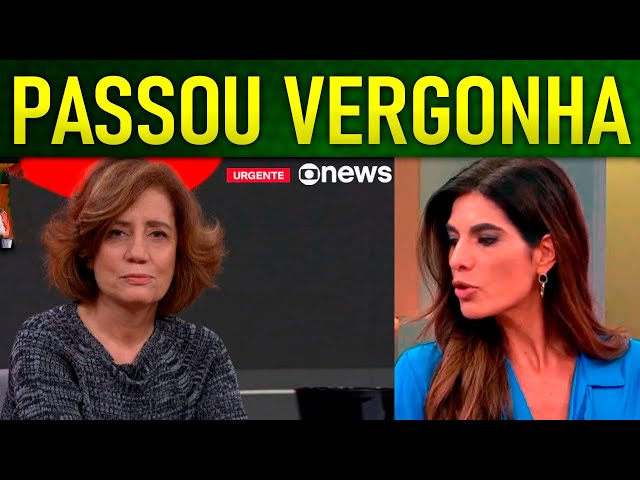 Miriam Leitão DESMENTE Andreia Sadi e causa CLIMÃO AO VIVO NA GLOBO!!! Por essa NEM EU esperava!!
