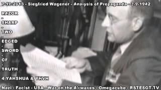 Analysis of Propagana   3 9 1942   Part 1 of 2   Siegfried Waggener