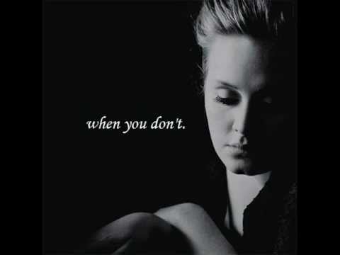i can't make you love me - adele (w/ lyrics)