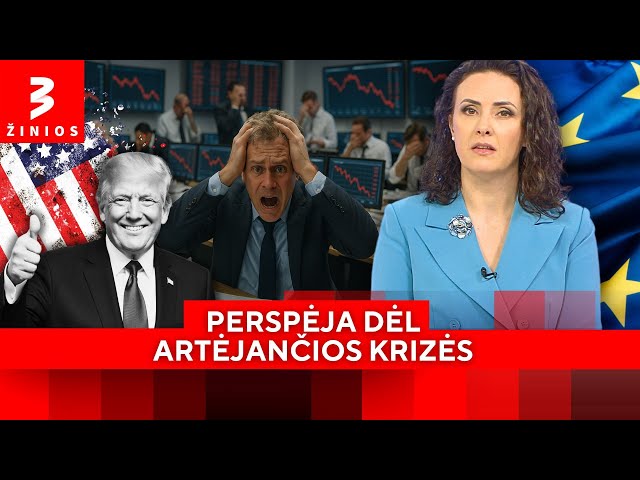 Tarifų karas įsibėgėja: pasaulio šalys, anot Trumpo, „bučiuoja jam užpakalį“ / Pavakario TV3 Žinios