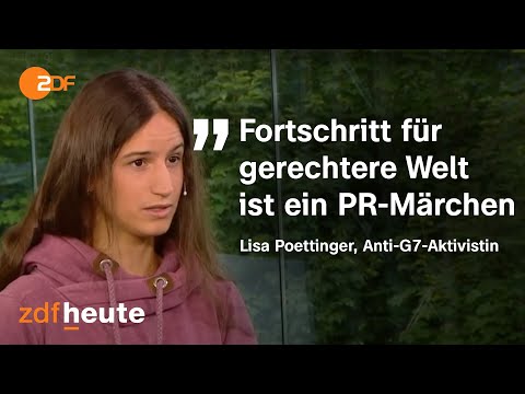 Anti-G7-Aktivistin Poettinger: G7 keine legitime Gruppe für Entscheidungen | ZDF Morgenmagazin