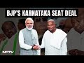 BJP-JDS Seat Deal | 3 Seats For HD Deve Gowdas Party As BJP Seals Karnataka Seat Deal
