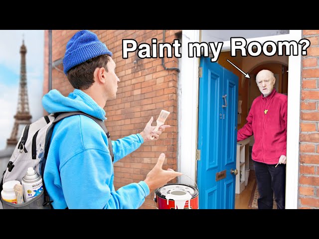 Asking Strangers in Europe to Paint THEIR Bedroom…