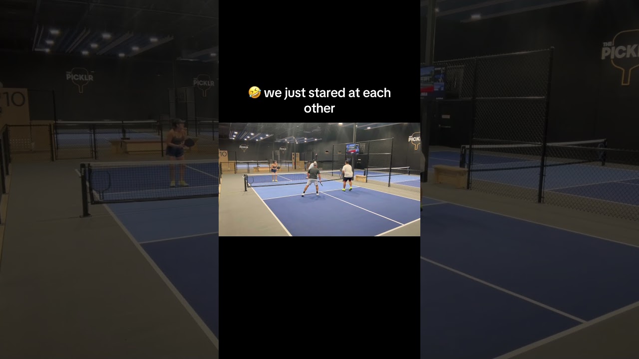 We just stared at each other #Pickleball #PickleballHighlights #PickleballLife #Shorts #YouTube