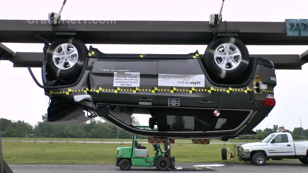 Jeep grand cherokee crash test video #5