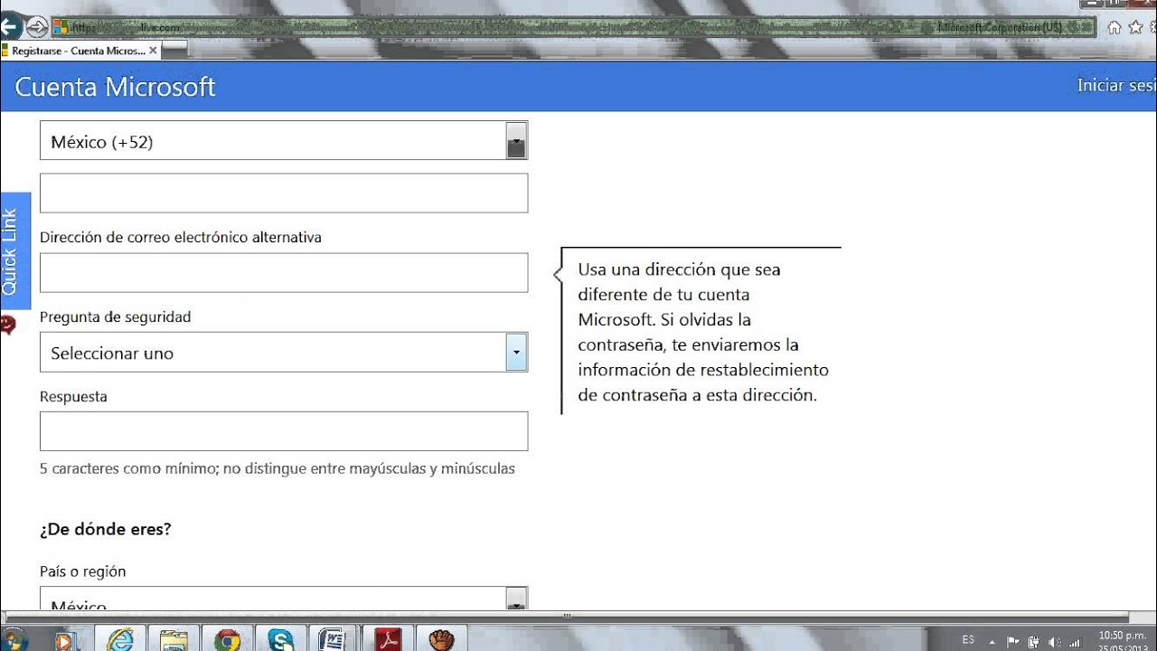 Crear Una Cuenta De Correo En Outlook Youtube 8828