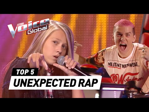 UNEXPECTED RAP auditions in The Voice Kids