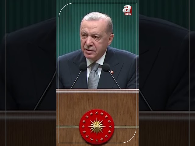 Başkan Erdoğan: İsrail Gözü Dönmüş Bir Terör Devleti #shorts