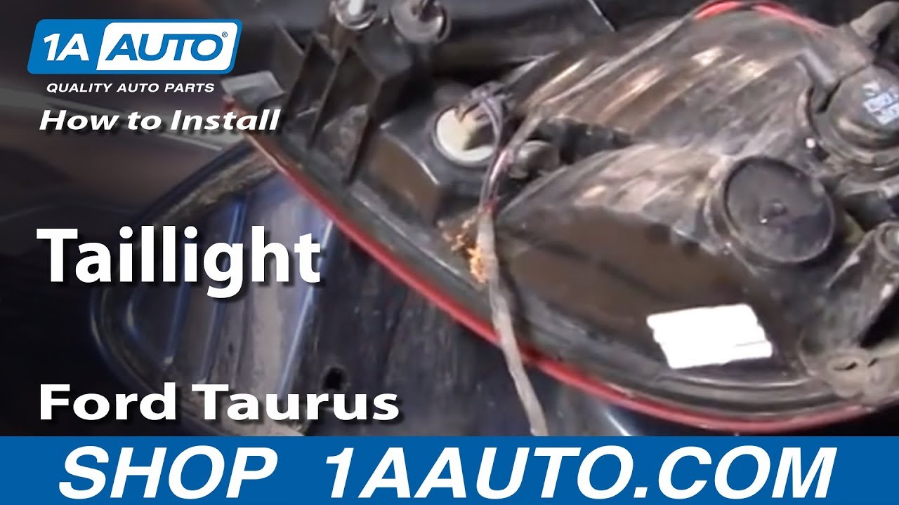 How to change tail light on 2004 ford taurus #8
