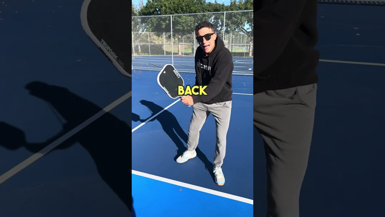 The Secret to Dodging Out Balls in Pickleball! #pickleball #pickleballtips