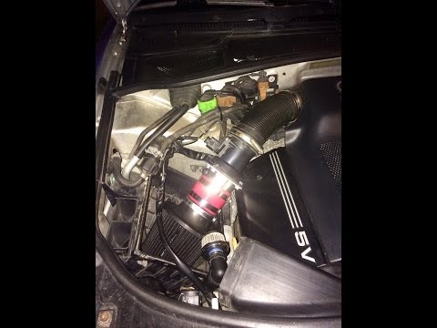 Audi A4 (B5) - (Gasoline V6) - Pod Filter Installation