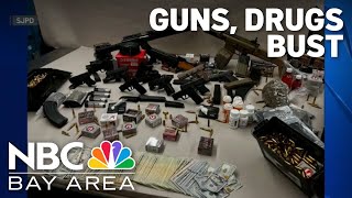 San Jose police bust pair, seize large caches of drugs, guns, ammo