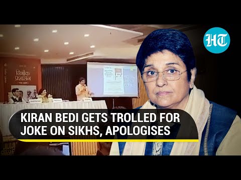 Kiran Bedi’s joke on Sikhs at Chennai event goes wrong; Apologises after facing online abuse