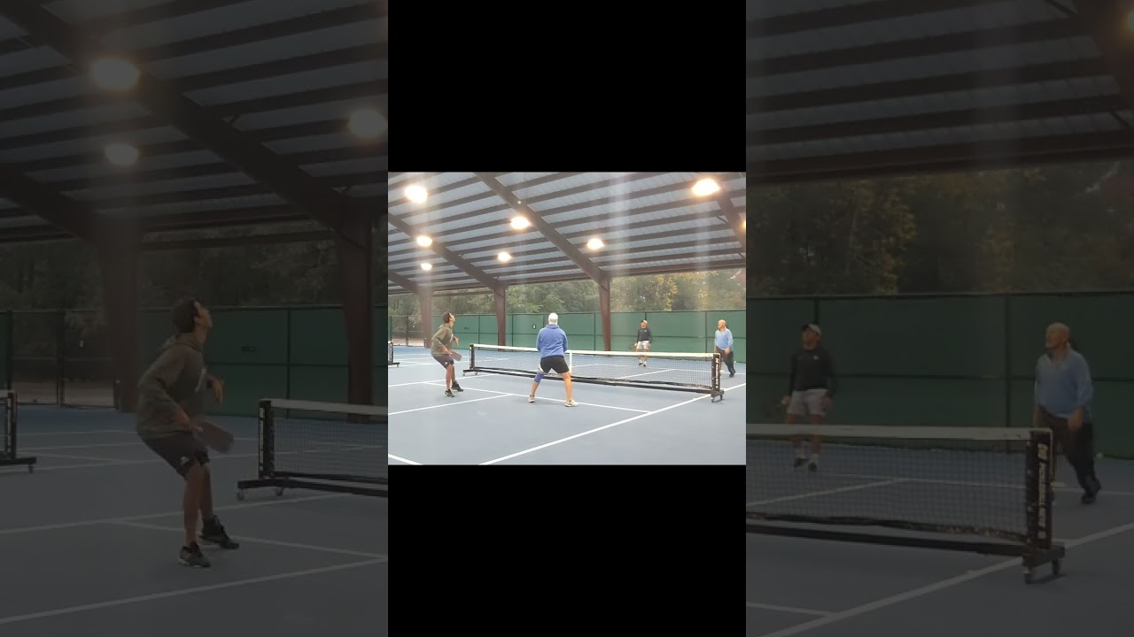 DON'T LOB THE TALL GUY #pickleballrocks #pickleballdoubles #tennis