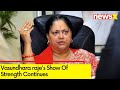 Vasundhara rajes Show Of Strength Continues | 40-50 MLAs Have Met With Vasundhara | NewsX